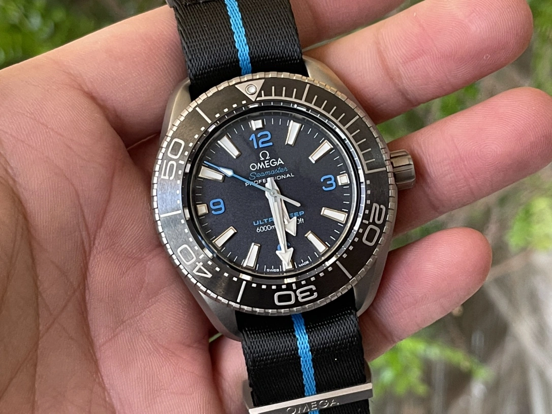 WaterResistant CBD Factory Omega Seamaster Ultra Deep 45.5mm Titanium Black Dial (215.92.46.21.01.001) 1:1 Super Clone – DD8912 Movement 219